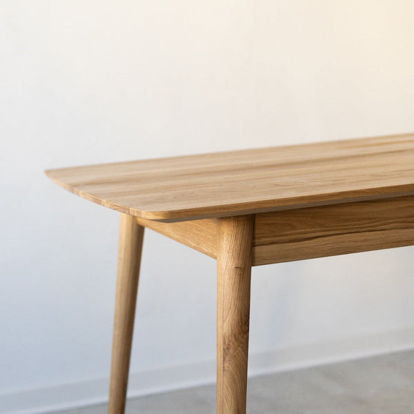  NordicStory Rechthoekige eettafel van massief eikenhout 