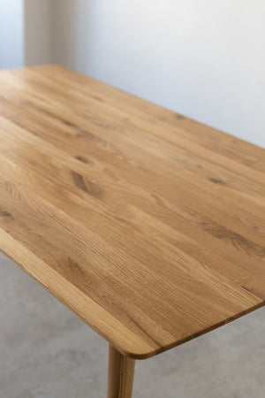  NordicStory Rechthoekige eettafel van massief eikenhout 