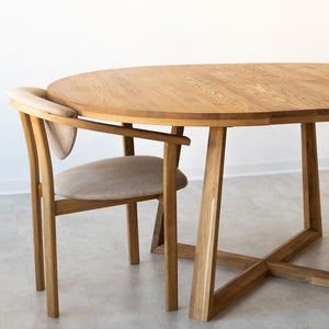 NordicStory Uitschuifbare eettafel in massief eiken MOBY