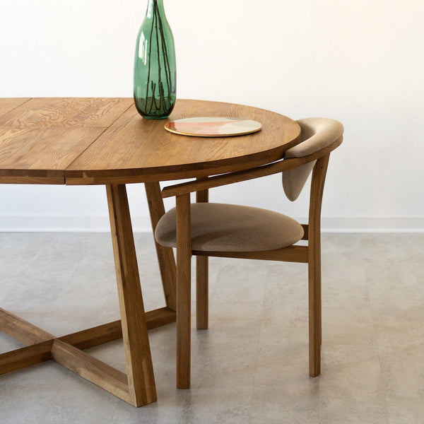 NordicStory Uitschuifbare eettafel in massief eiken MOBY