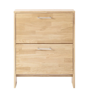 Massief eiken schoenenrek Arizona, 70 x 23 x 89 cm | NordicStory