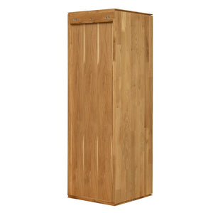 NordicStory Massief eiken zwevende garderobe wandkast Scandinavisch woonkamermeubel