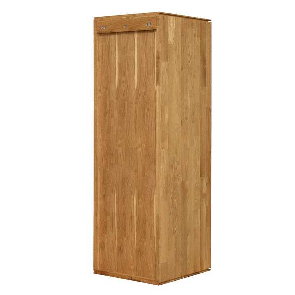 NordicStory Massief eiken zwevende garderobe wandkast Scandinavisch woonkamermeubel