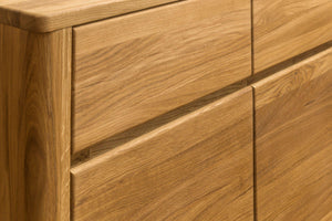 NordicStory Dressoir Ladekast in massief eikenhout