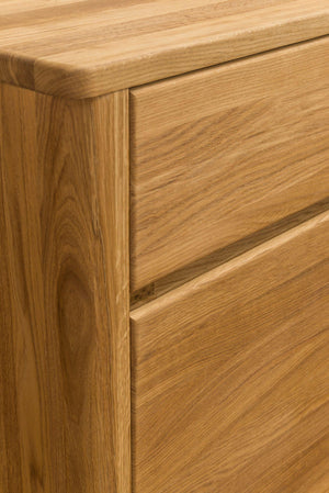 NordicStory Dressoir Ladekast in massief eikenhout