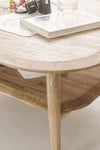 NordicStory salontafel massief hout eiken nordic scandinavisch retro 