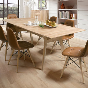 NordicStory uitschuifbare eettafel van massief eikenhout