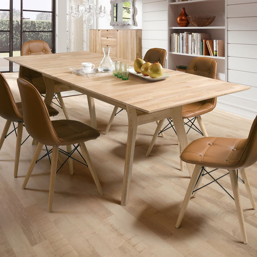 NordicStory uitschuifbare eettafel van massief eikenhout