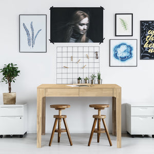 NordicStory bureau woonkamer massief eikenhout 100 naturel gebleekt