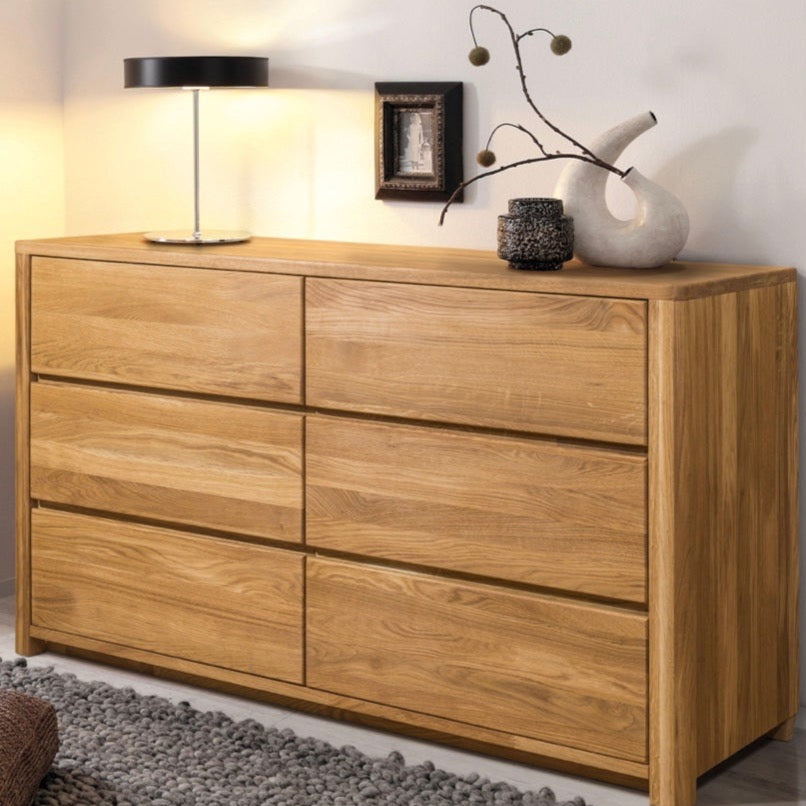 NordicStory Dressoir Ladekast in massief eikenhout