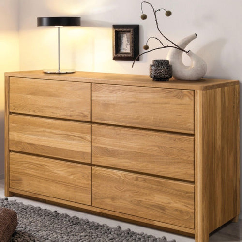 NordicStory Dressoir Ladekast in massief eikenhout