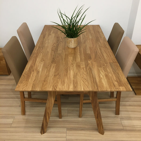 Eikenhouten eettafel Harold, 170 x 90 x 75 cm | NordicStory