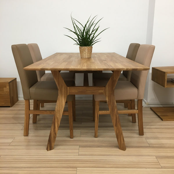 Eikenhouten eettafel Harold, 170 x 90 x 75 cm | NordicStory
