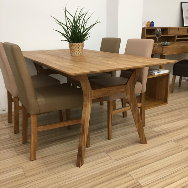 Eikenhouten eettafel Harold, 170 x 90 x 75 cm | NordicStory